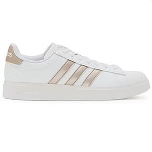Adidas Coast Star Leather Sneakers with Gold Stripes